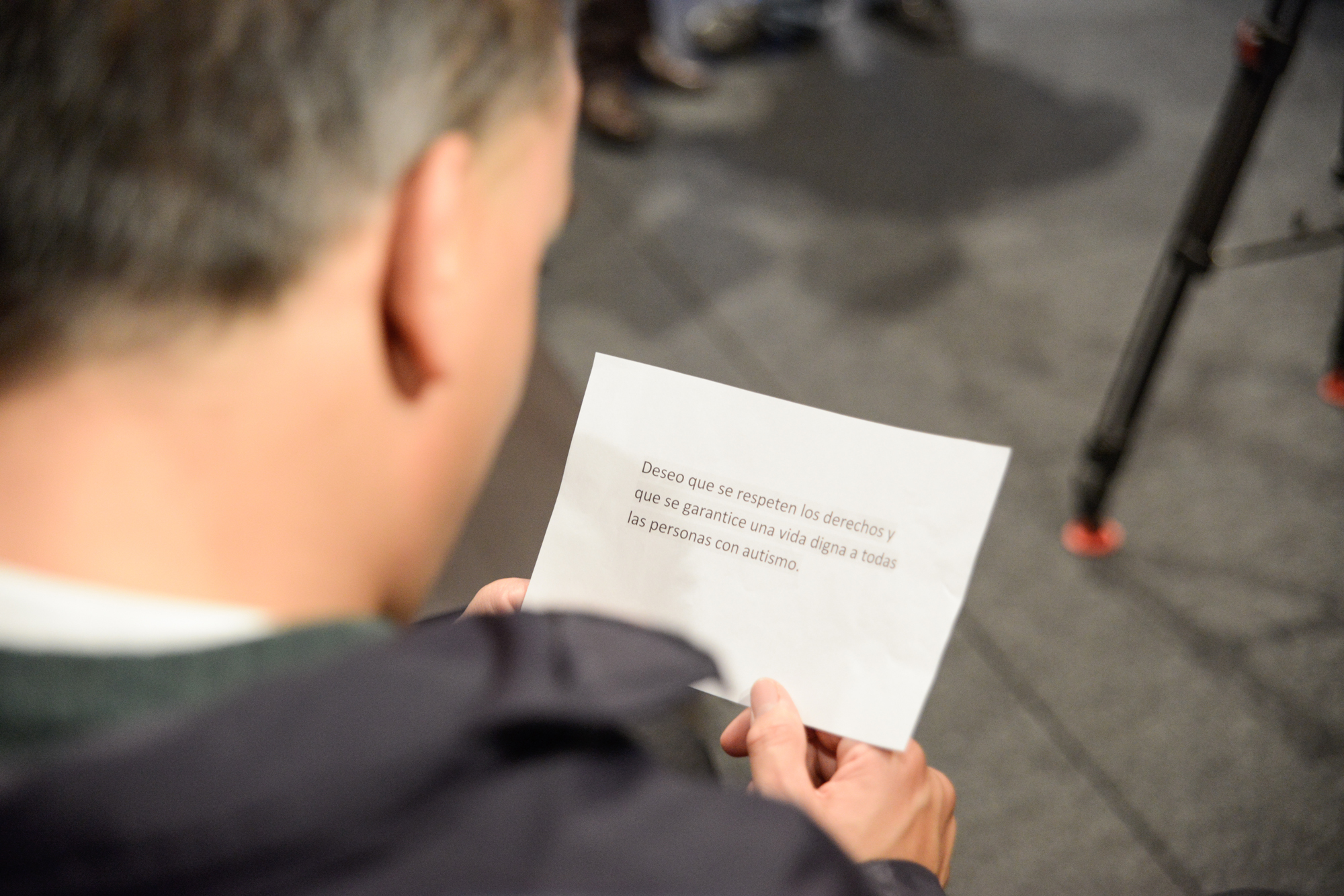 Deseo que se respeten los derechos y que se garantice una vida digna a todas las personas con autismo