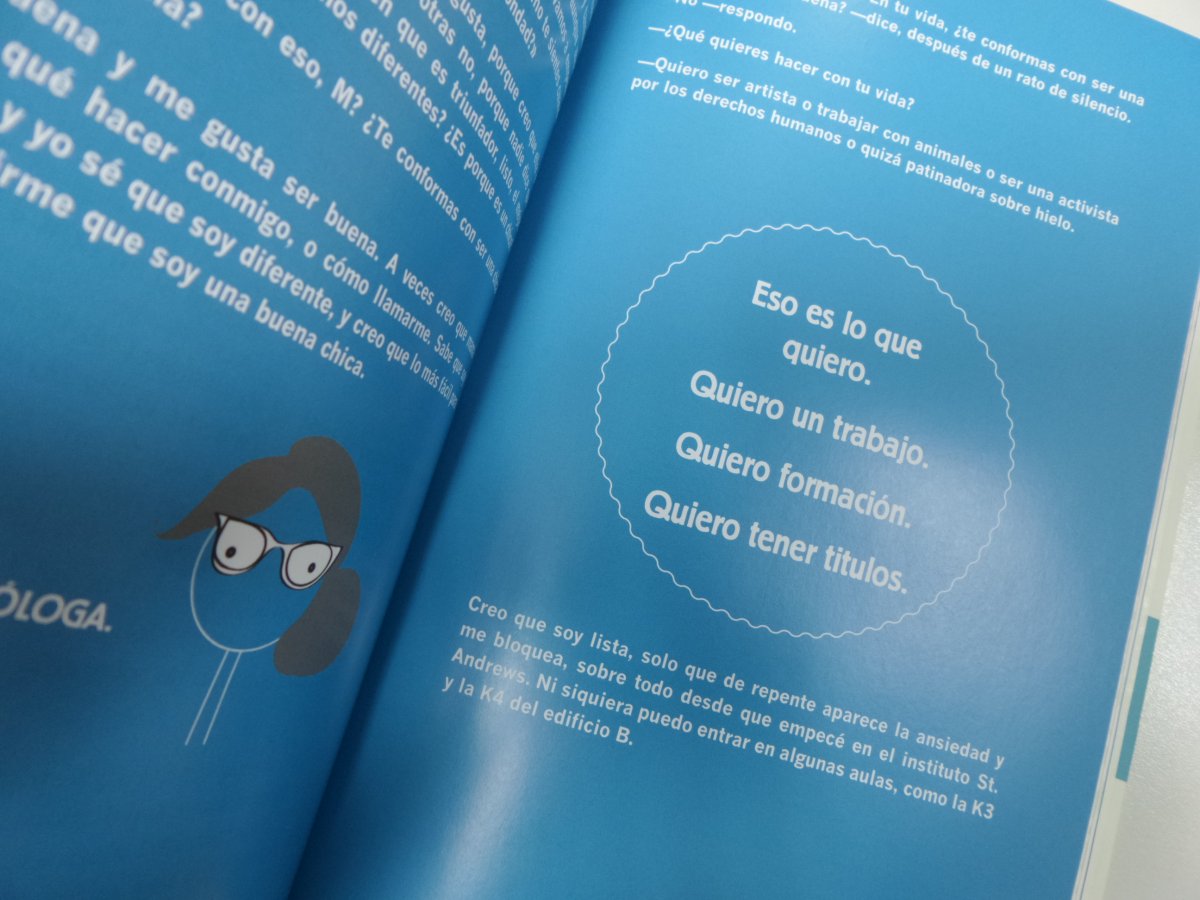 M (de autismo): Novela de vida cuando eres adolescente autista 