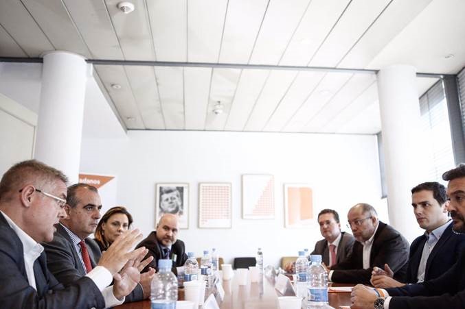 Responsables de la Plataforma del Tercer Sector trasladan al presidente de Ciudadanos su preocupación por el futuro de la financiación de las entidades sociales