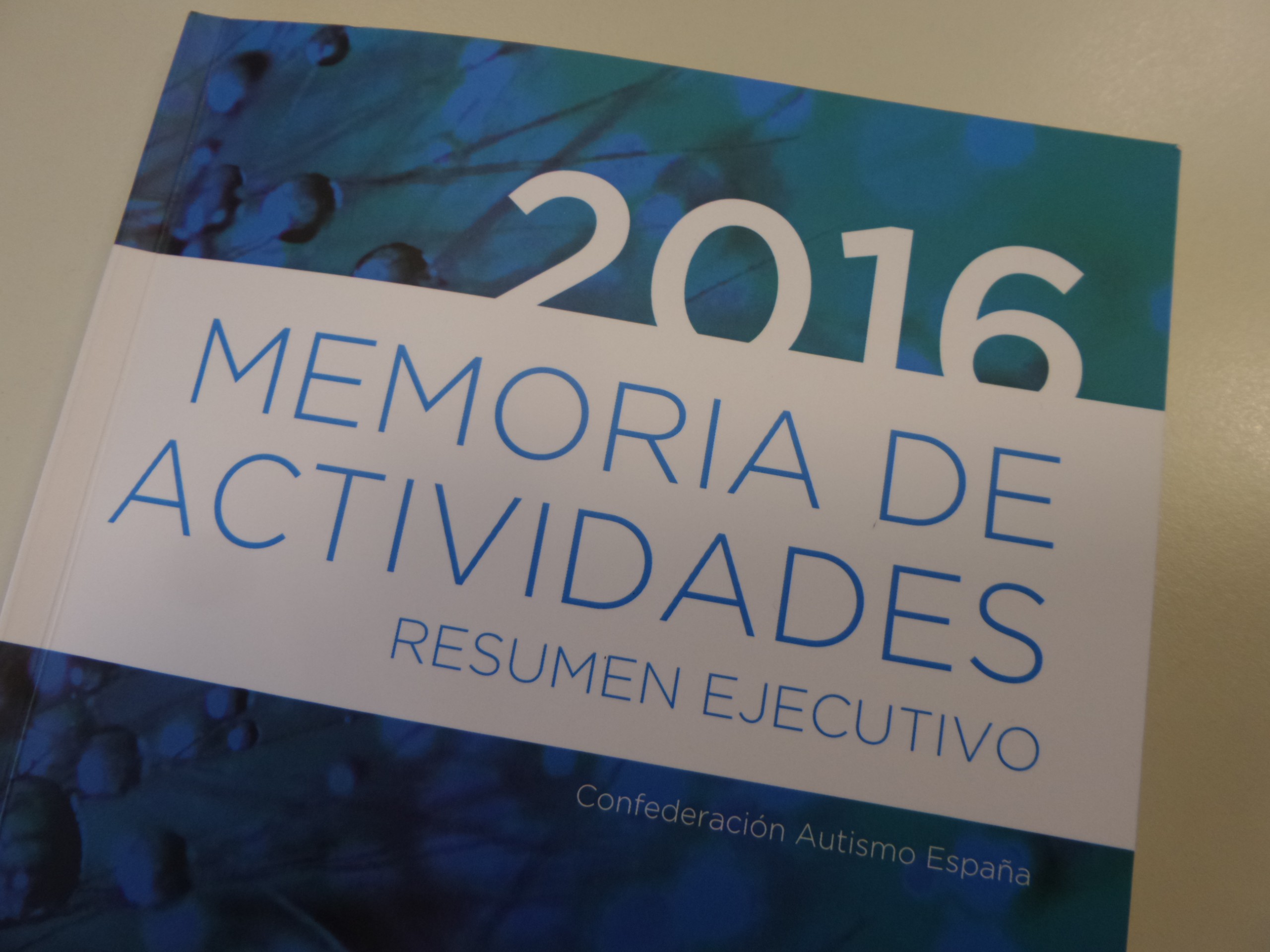 Ya está disponible la Memoria de Actividades 2016 de Autismo España