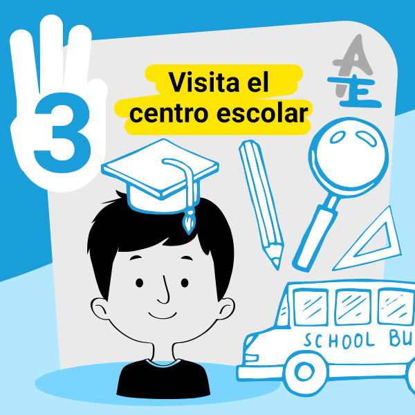 Visita el centro escolar