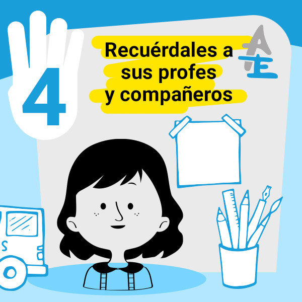 Recuérdales a sus profes y compañeros