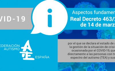 Autismo España solicita al Gobierno que las personas con autismo puedan salir a la calle de forma excepcional