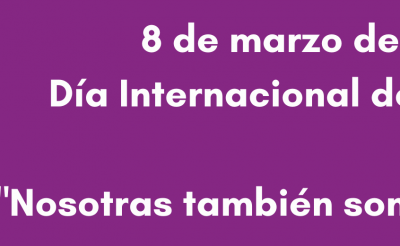 ‘Nosotras también somos mujeres feministas’, lema del manifiesto de la Fundación Cermi Mujeres con motivo del Día Internacional de la Mujer 2021
