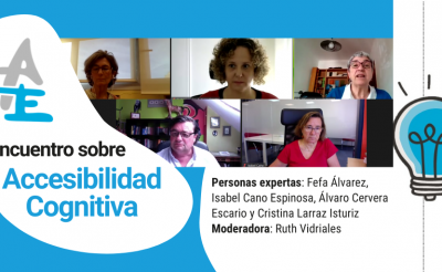 Ayudamos a nuestras entidades a revolver dudas sobre accesibilidad cognitiva