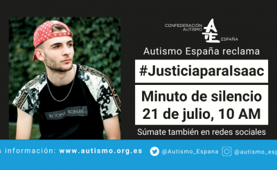 Autismo España hace un llamamiento a la sociedad para condenar el asesinato de Isaac