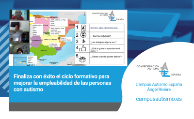 Finaliza con éxito el ciclo formativo de Autismo España para mejorar la empleabilidad de las personas con autismo