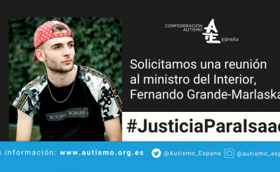 Autismo España solicita al Ministerio del Interior medidas contundentes que pongan fin a la creciente violencia que sufren muchas personas con autismo