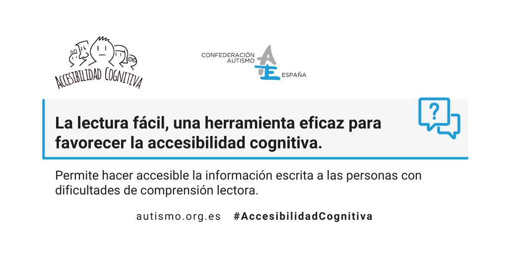 La lectura fácil, una herramienta eficaz para favorecer la accesibilidad cognitiva a niños con TEA.