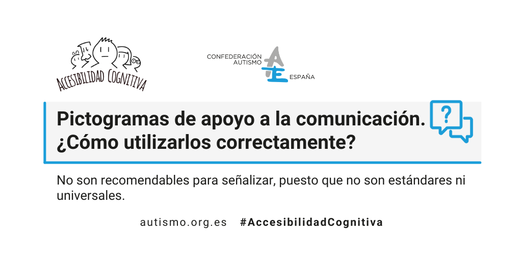 Accesibilidad cognitiva: ¿Cómo usar los pictogramas de apoyo a la comunicación?