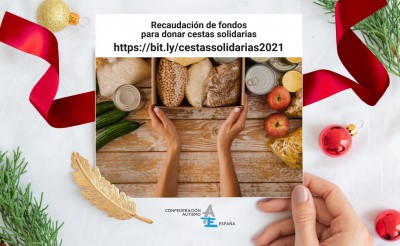 Cestas solidarias para familias de personas con autismo en riesgo de exclusión social