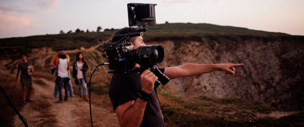 Iker Elorrieta, director de la película del joven con autismo El Radioaficionado, en pleno rodaje