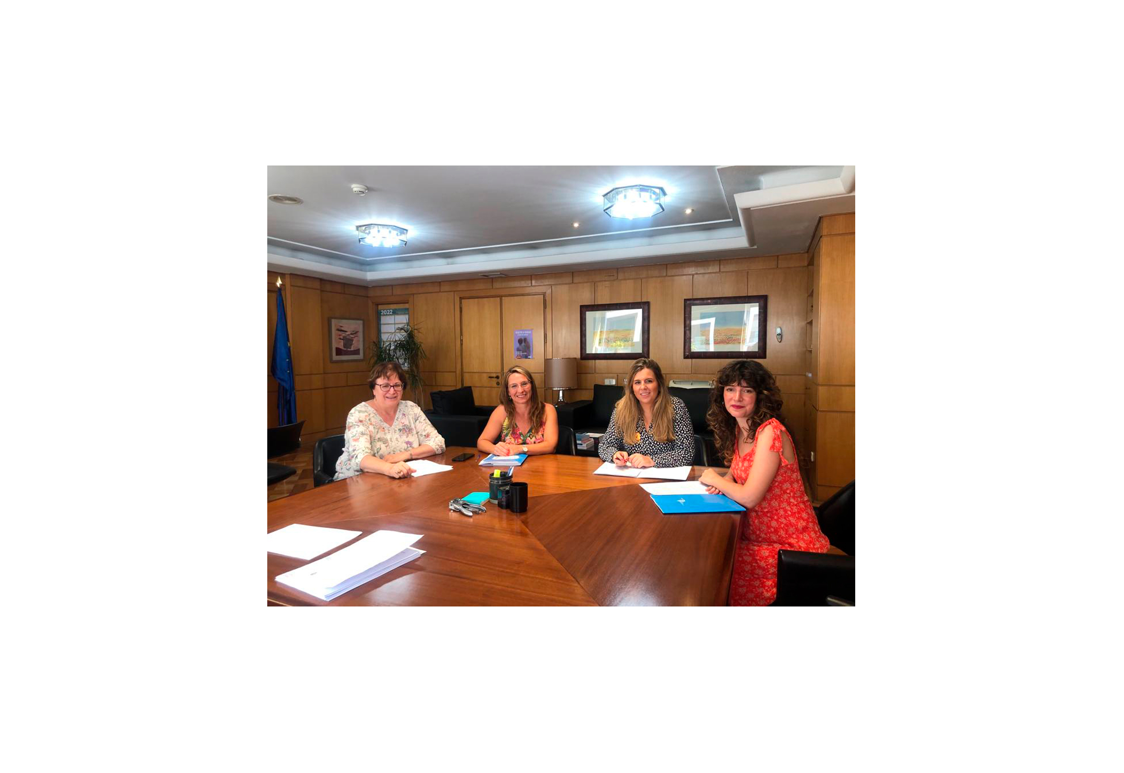 Reunion de las delegadas de asuntos publicos de Autismo España con la directora general de Evaluacion y Cooperacion Territorial del Ministerio de Educacion