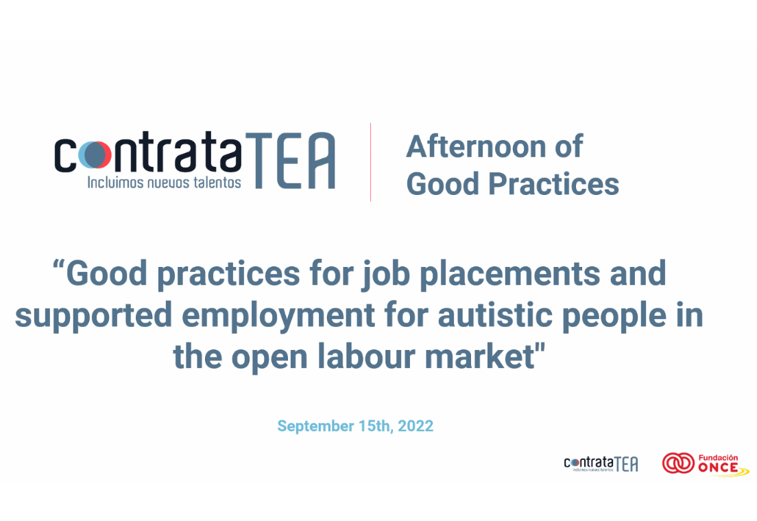 Imagen de la jornada de Buenas Prácticas de Autismo Europa