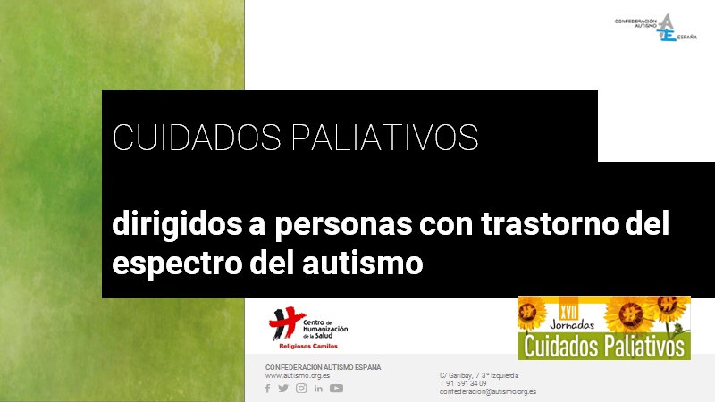 Portada del taller sobre Cuidados Paliativos para personas con TEA