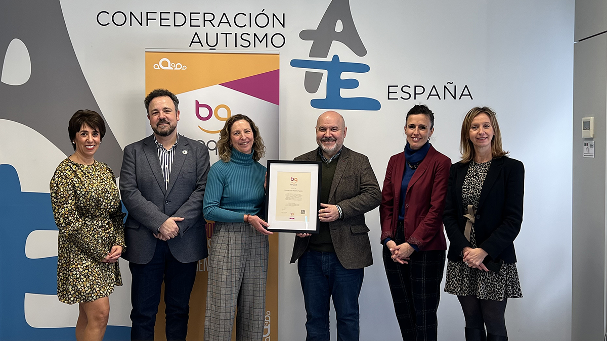 Autismo España recibe el Sello Bequal en su categoría PLUS