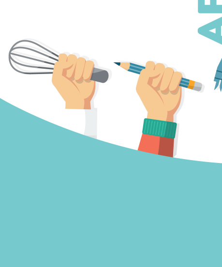 Muestra de un dibujo de dos manos cogiendo un lápiz