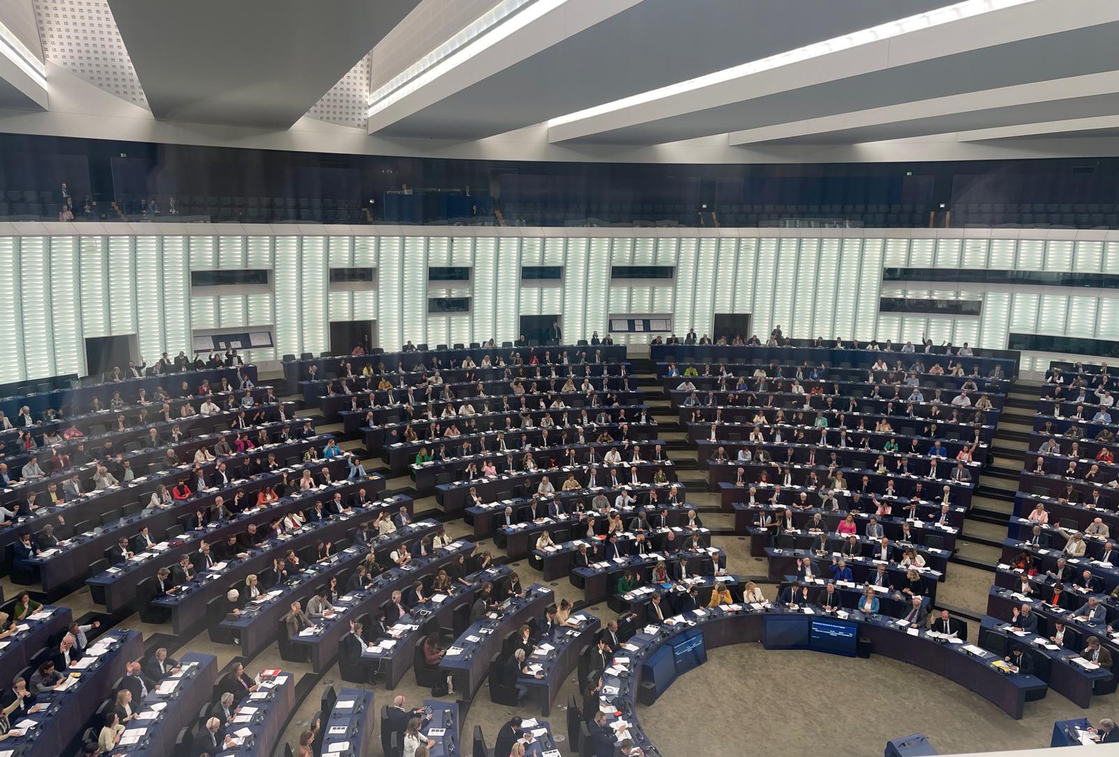Votación en el Parlamento Europeo