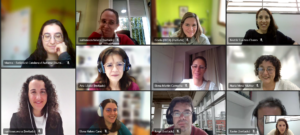 Imagen de una reunión online del grupo de Consultoría Autista de Rumbo