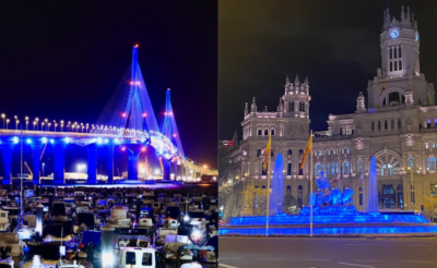 España se tiñe de azul por el Día Mundial del Autismo