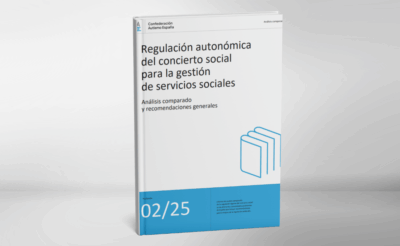 Presentamos junto a nuestras entidades un informe para mejorar la regulación del concierto social